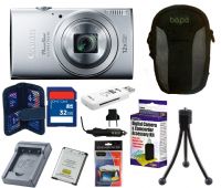 Canon Elph 170 32GB Camera Kit, Silver