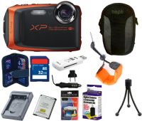 Fuji XP90 Orange 32GB Camera Kit