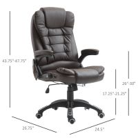 Cranston Faux leather Heated Massage Chair