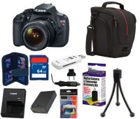 Canon EOS Rebel T5 DSLR 64GB Camera Kit