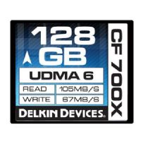 Delkin Devices 128GB CF700X CompactFlash Memory Cards, Rated 700X - 105MB/s Read, 67MB/s Write