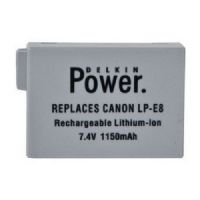 Delkin Devices Premium Rechargeable Batteries for Canon LPE8
