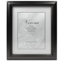 Lawrence Frames 8x10 Black Wood Frame with Domed Top and Dimesional Detail
