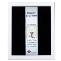 Lawrence Frames  790211 White Wood Shadow Box 11x14 Picture Frame