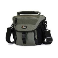 Lowepro Nova 140 AW Shoulder bag for digital photo camera with lenses - Chestnut brown 840D nylon, 600D polyester