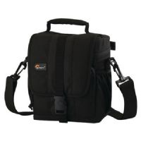 Lowepro Adventura 120 Shoulder bag for digital photo camera with lenses - Black 600D polyester,