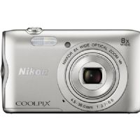 Nikon 26519 COOLPIX A300 Digital Camera (Silver)