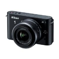 Nikon 1 J2 10.1 MP Mirrorless Digital Camera - Black - 1 NIKKOR VR 10-30mm Lens