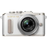 Olympus V205081WU000 PEN E-PL8 Mirrorless Micro Four Thirds Digital Camera with 14-42mm Lens (White)