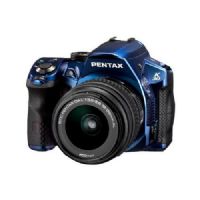 Pentax K-30 16.3 MP Digital SLR Camera - Crystal blue - DA L 18-55mm AL lens