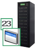 1-23 Compact Flash CF Card Duplicator multi disc tower system duplicating burner flash standalone