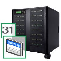 1-31 Compact Flash CF Card Duplicator multi disc tower system duplicating burner flash standalone