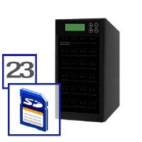 1-23 SD Memory Card Duplicator - Secure Digital Flash Duplication Copy Tower - Standalone Copier
