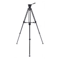 Slik DST-43 PRO Video tripod w/Fluid Head and Dual Rail legs