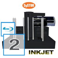 Systor DiscMaster DM-1200BDP 2 Drive Blu-ray BD-R/CD/DVD Publishing System with PicoJet Inkjet Printer (300 Disc Capacity)